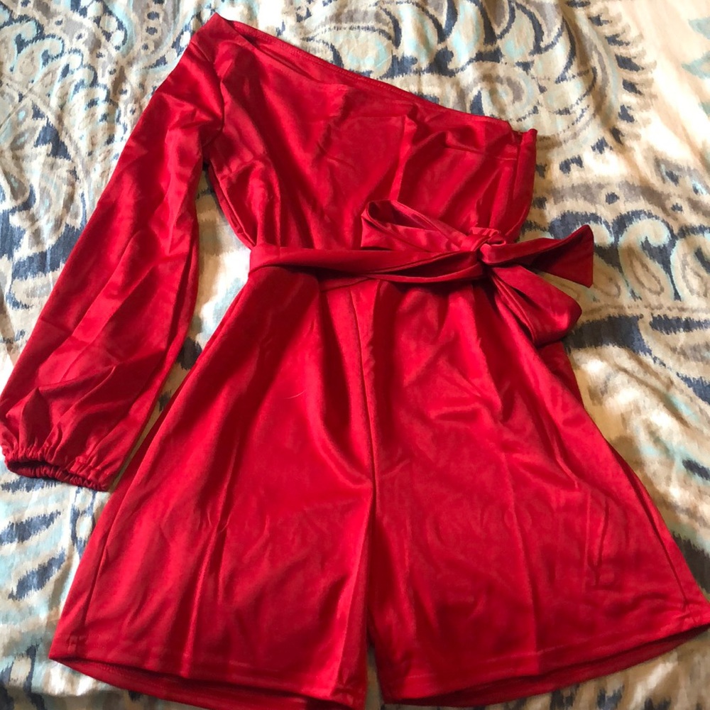 Red romper
